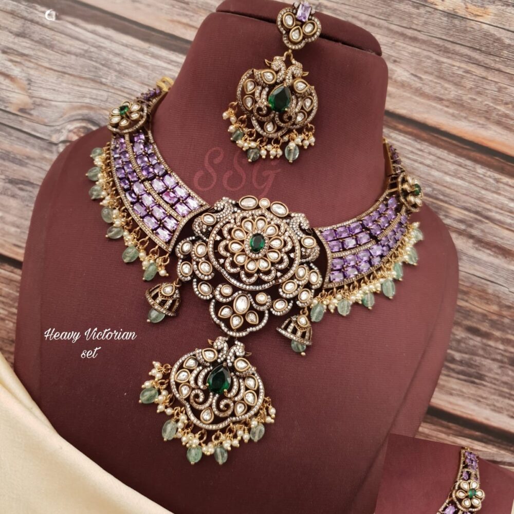“Mystical-Mirage gold-plated necklace for women by Siddhi Collections.”
