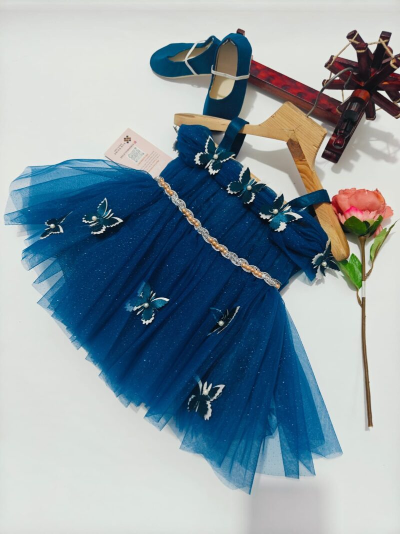 "Fancy Frock with Butterflies"