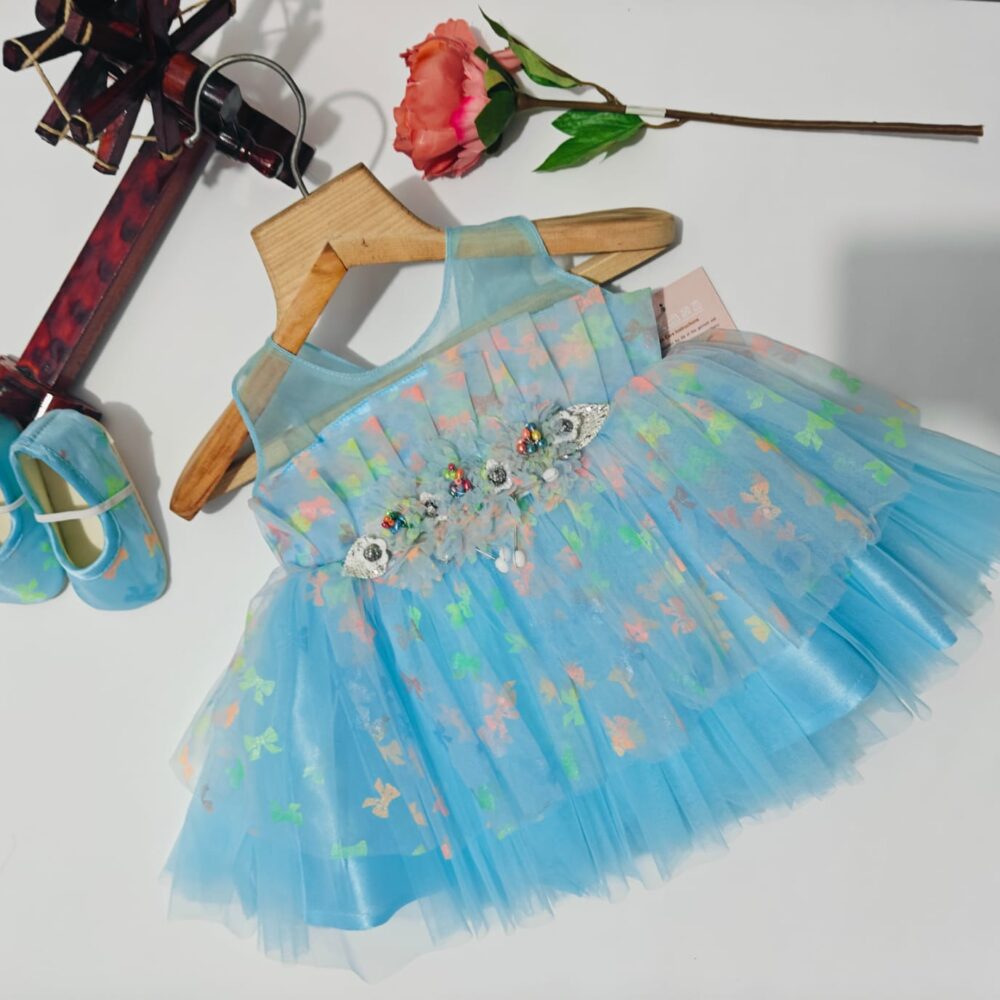Royal Pearl Embellished Frock