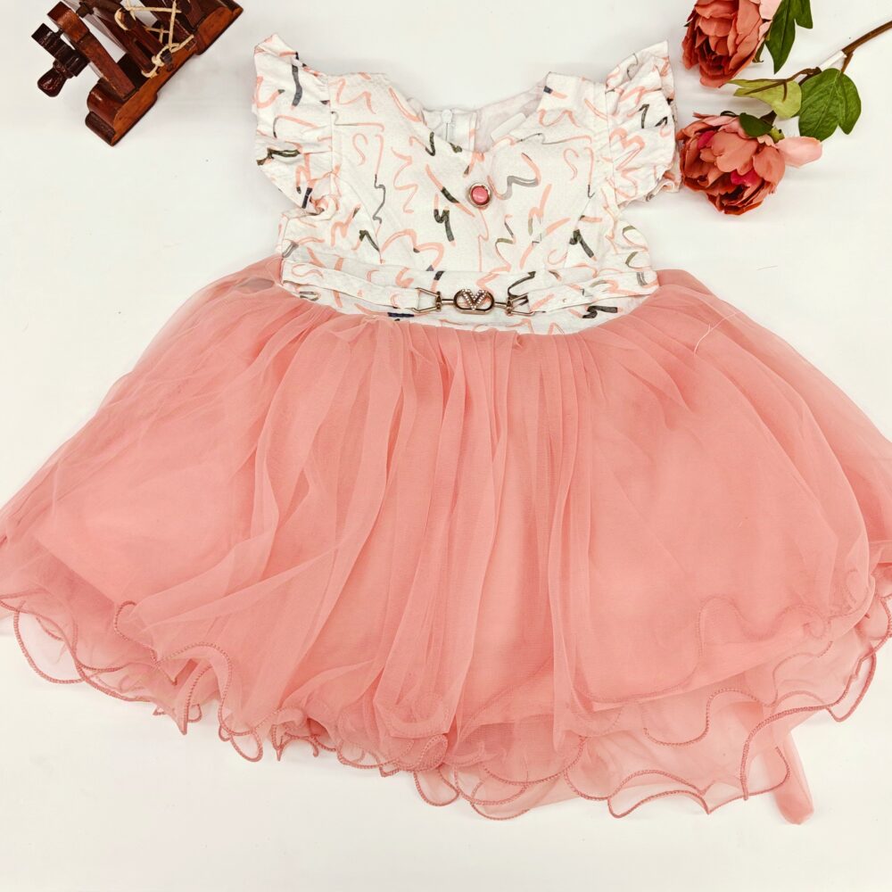 Soft Net Casual Frock